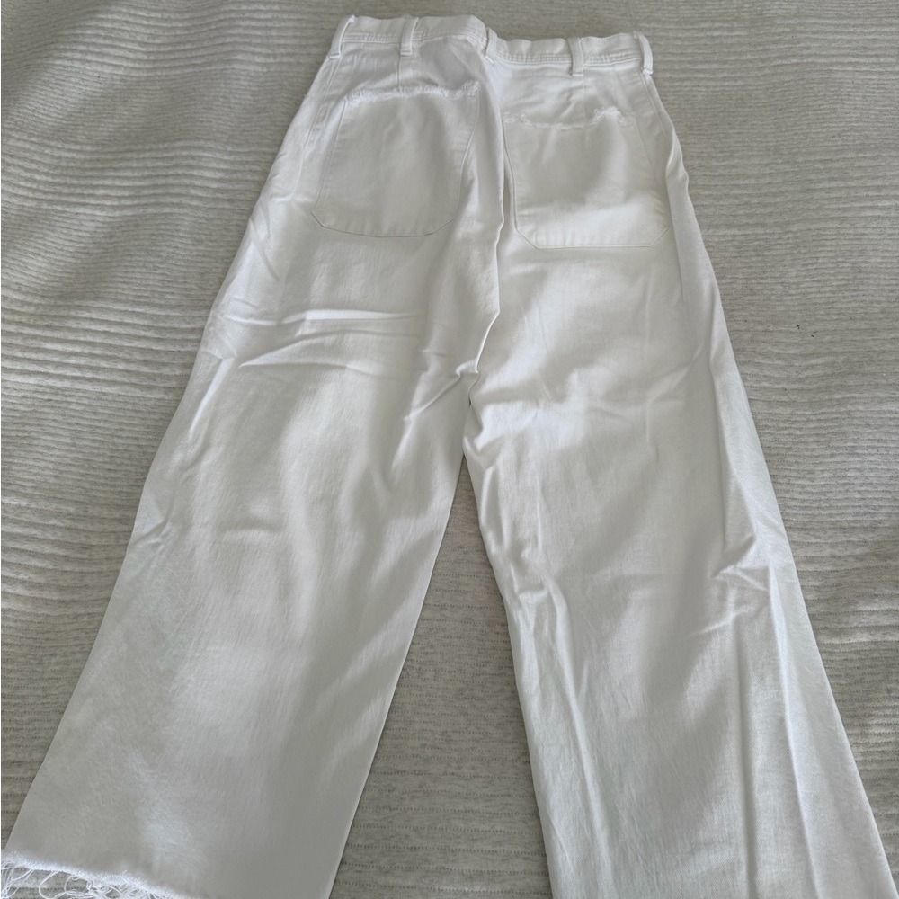 Lucky Brand - White Wide-Leg Pants